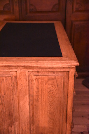 アンティーク　カウンター　デスク　フレンチ　店舗什器　無垢