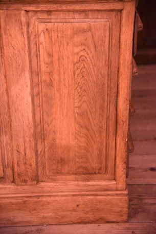 アンティーク　カウンター　デスク　フレンチ　店舗什器　無垢