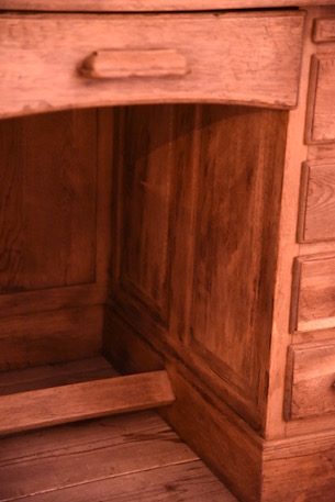 アンティーク　カウンター　デスク　フレンチ　店舗什器　無垢