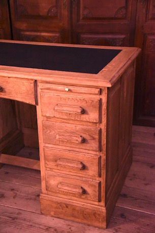 アンティーク　カウンター　デスク　フレンチ　店舗什器　無垢