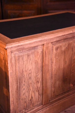 アンティーク　カウンター　デスク　フレンチ　店舗什器　無垢