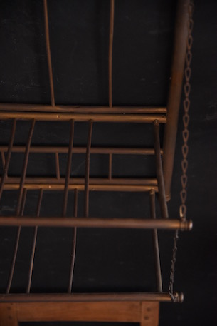 アンティーク　ウォールラック　マガジンラック　フレンチ