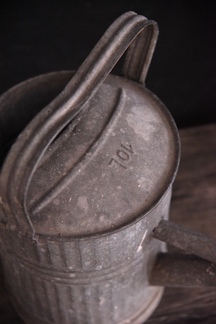 アンティーク　ブリキ　じょうろ　ガーデニング