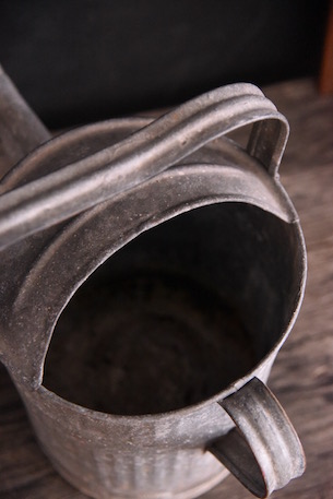 アンティーク　ブリキ　じょうろ　ガーデニング