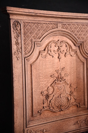 木製　ミラー　装飾　剥離　フランス　アンティーク