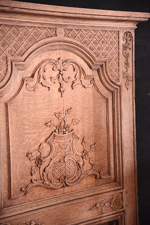 木製　ミラー　装飾　剥離　フランス　アンティーク
