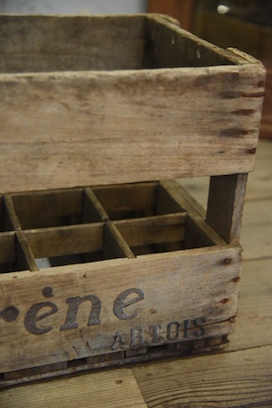 木箱１　ディスプレイ　ワイン　フランス　アンティーク