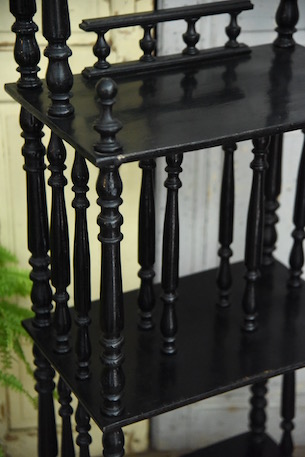 アンティーク　ミュージックシェルフ　フレンチ　ナポレオン