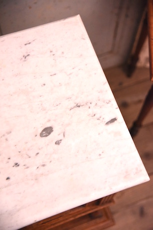 アンティーク　大理石　サイドテーブル　ベッドサイド　フレンチ